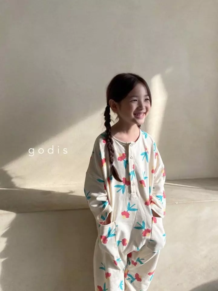Godis - Korean Children Fashion - #discoveringself - Flower Bodysuit