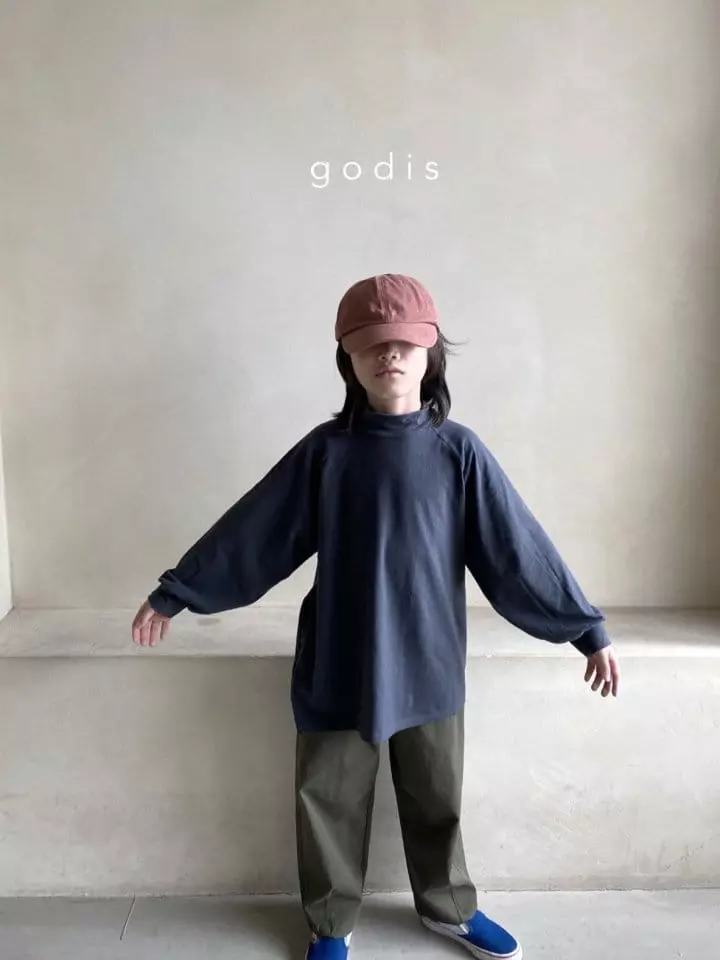 Godis - Korean Children Fashion - #fashionkids - Half Turtleneck Tee - 4