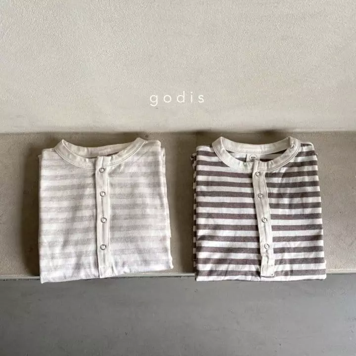 Godis - Korean Children Fashion - #kidsshorts - Stripes Bodysuit