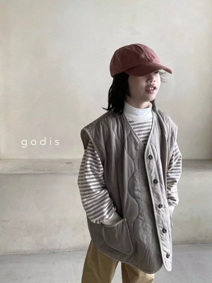 Godis - Korean Children Fashion - #kidsstore - Quilting Vest - 7
