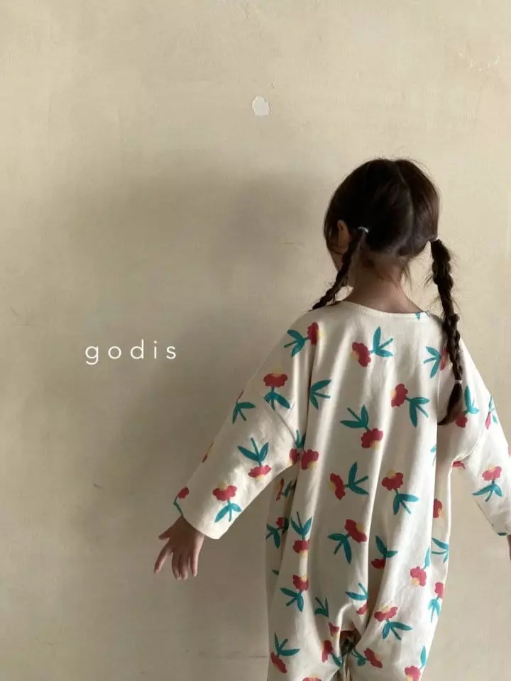 Godis - Korean Children Fashion - #littlefashionista - Flower Bodysuit - 7