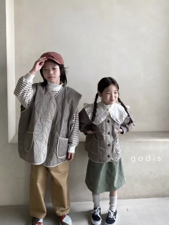 Godis - Korean Children Fashion - #magicofchildhood - Quilting Vest - 11