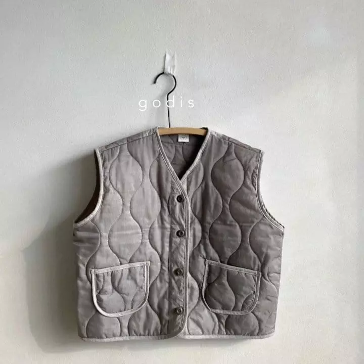 Godis - Korean Children Fashion - #minifashionista - Quilting Vest - 12