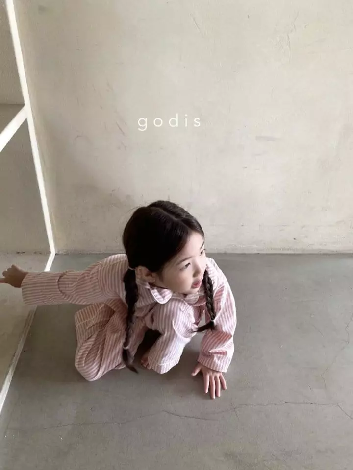 Godis - Korean Children Fashion - #prettylittlegirls - Stripes Pajama - 7