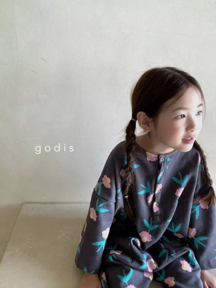 Godis - Korean Children Fashion - #todddlerfashion - Flower Bodysuit - 11