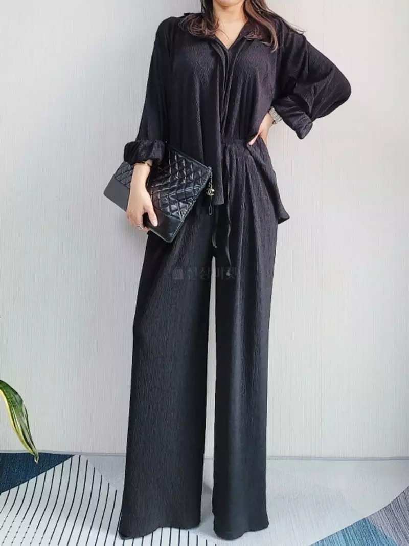 Gratia - Korean Women Fashion - #momslook - Easy Wrinkle Blouse - 10