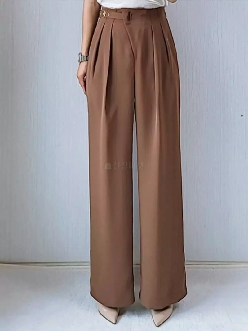 Gratia - Korean Women Fashion - #momslook - French Wide Pants - 11