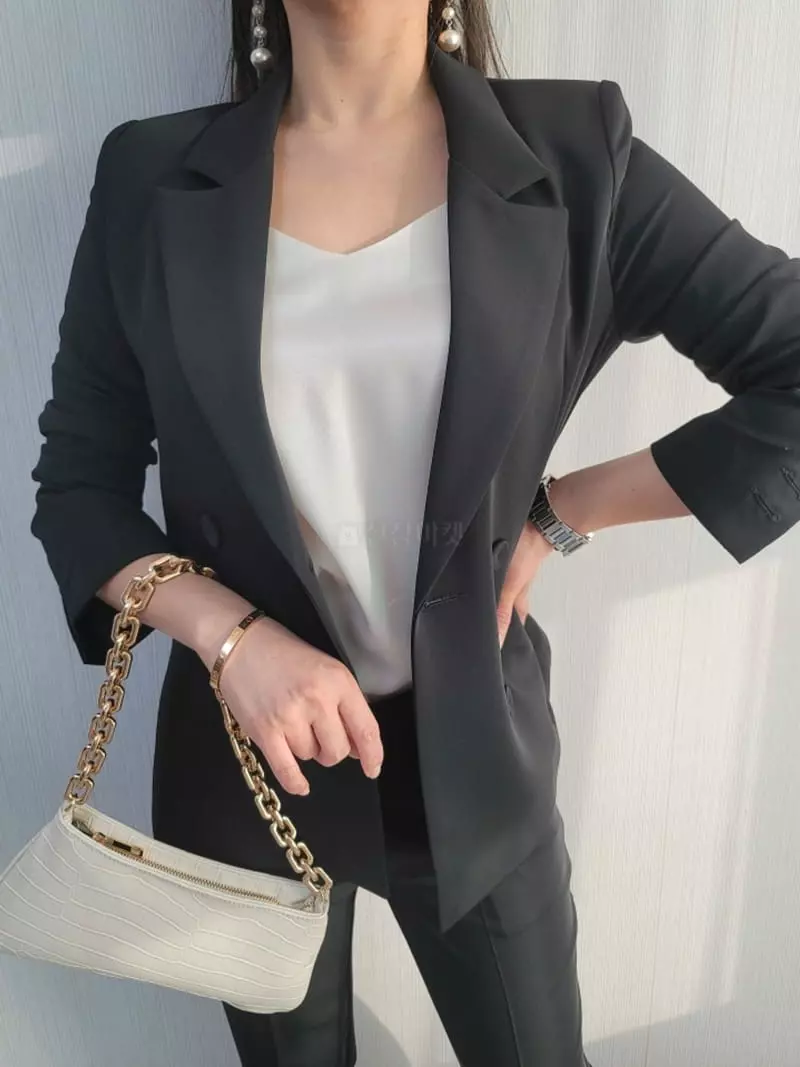 Gratia - Korean Women Fashion - #womensfashion - Slim Jacket - 4