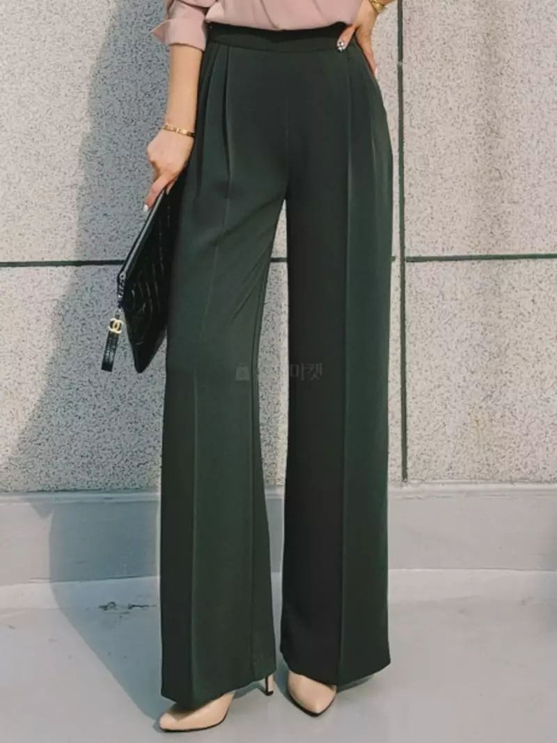 Gratia - Korean Women Fashion - #momslook - Labang Wide Pants