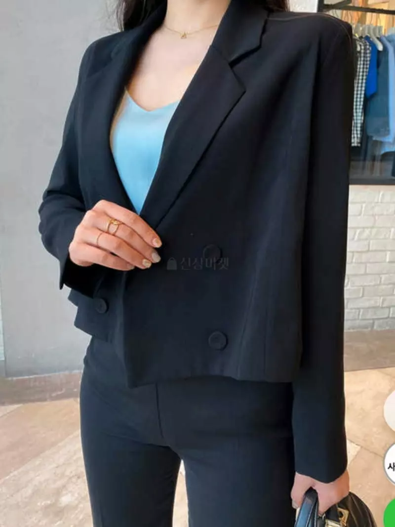 Gratia - Korean Women Fashion - #momslook - Tain Short Jacket - 7