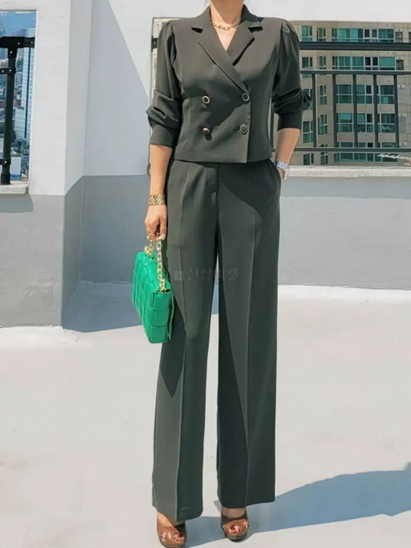 Gratia - Korean Women Fashion - #momslook - Poen Set - 2