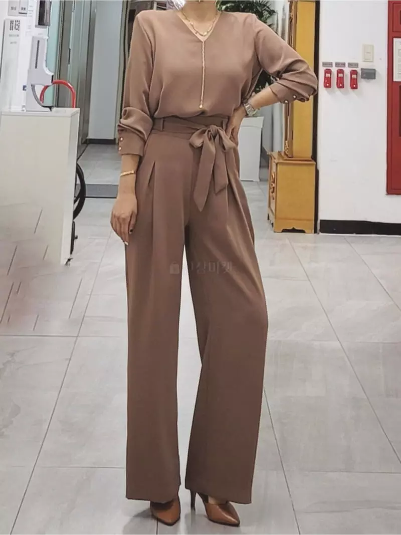 Gratia - Korean Women Fashion - #momslook - Sandy Pants  - 12