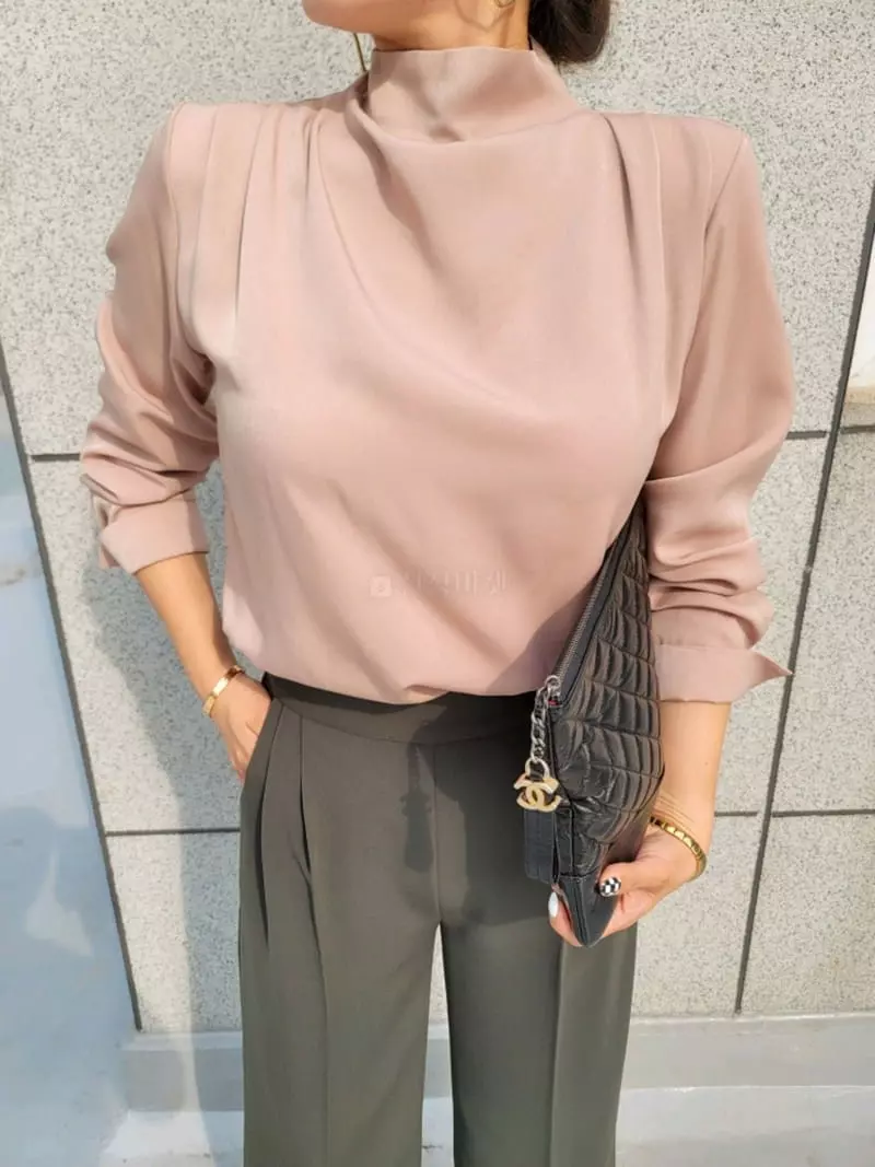Gratia - Korean Women Fashion - #pursuepretty - Shine Blouse - 6