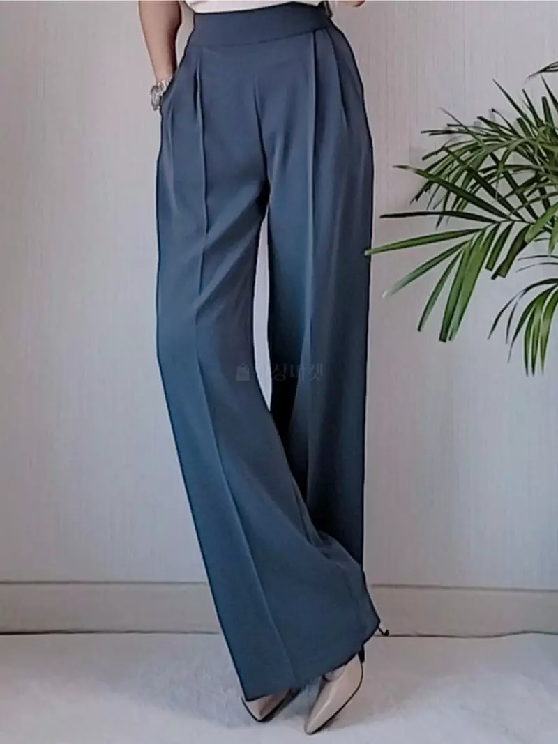 Gratia - Korean Women Fashion - #thatsdarling - Labang Wide Pants - 9
