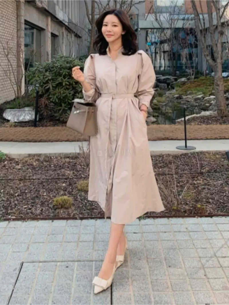 Gratia - Korean Women Fashion - #shopsmall - Tain One-piece - 4