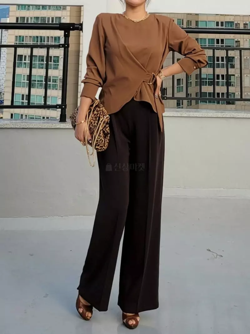 Gratia - Korean Women Fashion - #thatsdarling - D Ring Blouse - 9