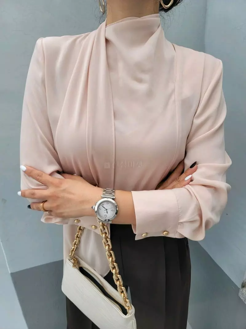 Gratia - Korean Women Fashion - #vintageinspired - Bella Blouse - 11