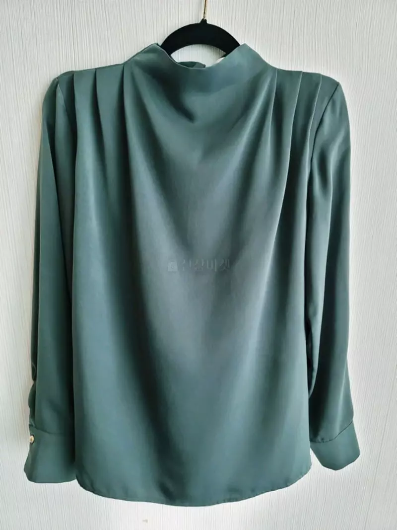Gratia - Korean Women Fashion - #womensfashion - Shine Blouse - 4