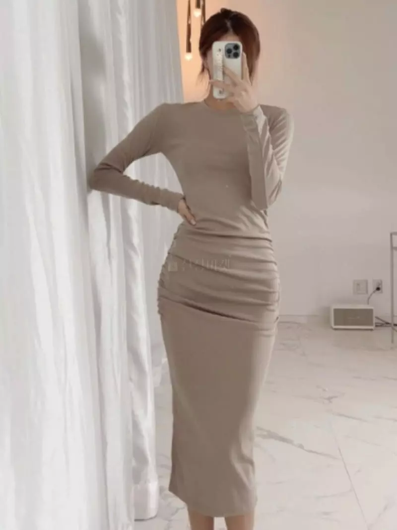 Gratia - Korean Women Fashion - #womensfashion - Jenny Shirring One-piece