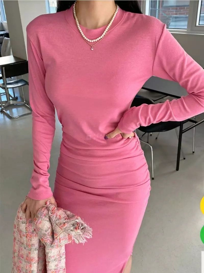 Gratia - Korean Women Fashion - #womensfashion - Jenny Shirring One-piece - 9