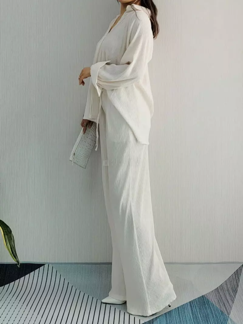 Gratia - Korean Women Fashion - #womensfashion - Easy Wrinkle Blouse - 3