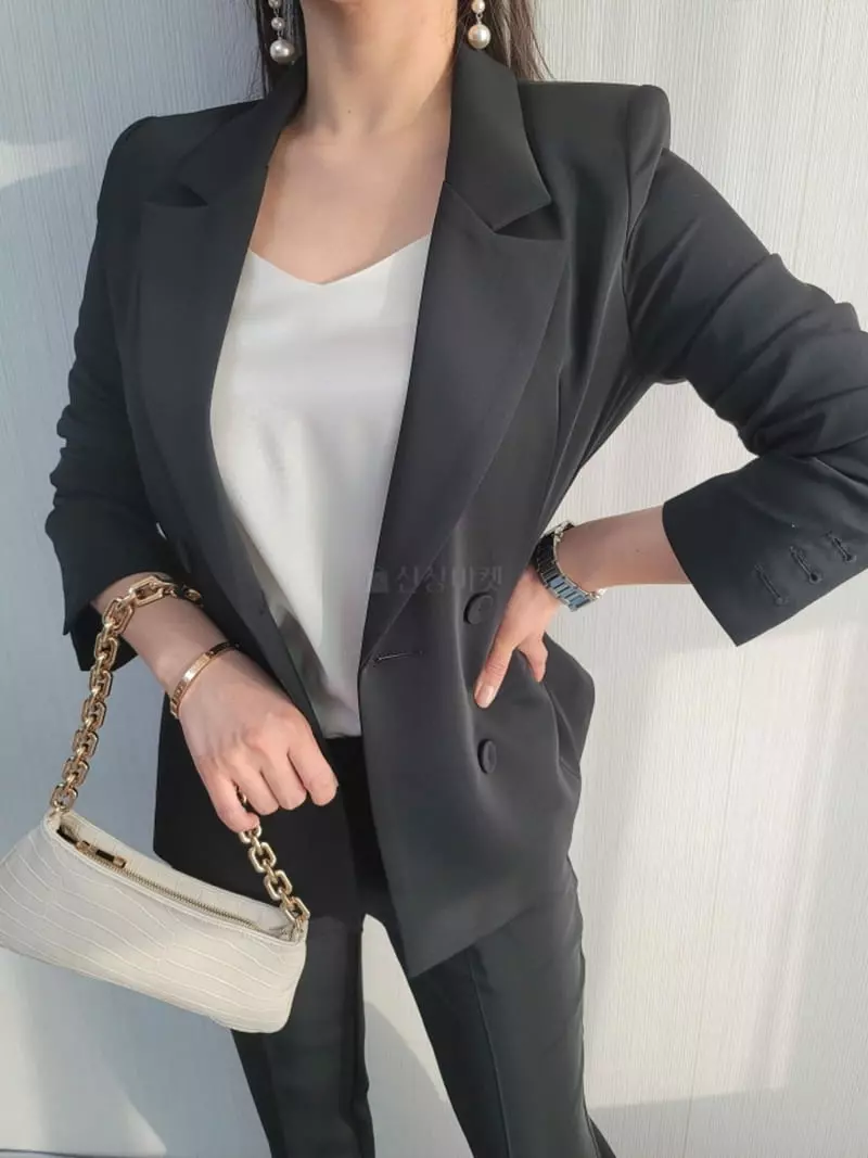 Gratia - Korean Women Fashion - #womensfashion - Slim Jacket - 3