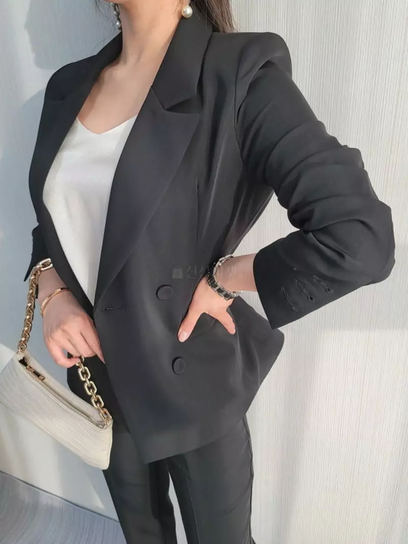 Gratia - Korean Women Fashion - #womensfashion - Slim Jacket - 5