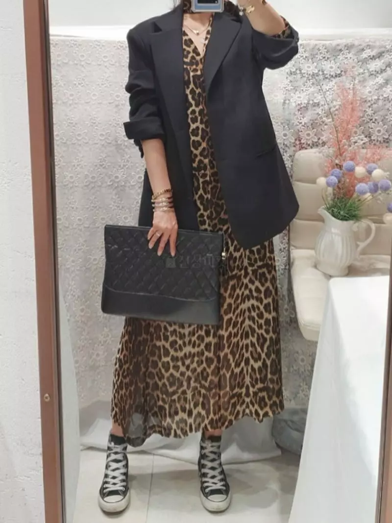 Gratia - Korean Women Fashion - #womensfashion - Leopard One-piece
