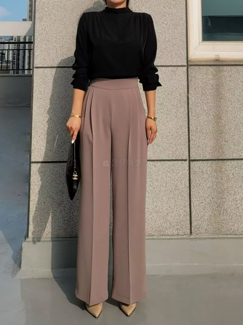 Gratia - Korean Women Fashion - #womensfashion - Labang Wide Pants - 2