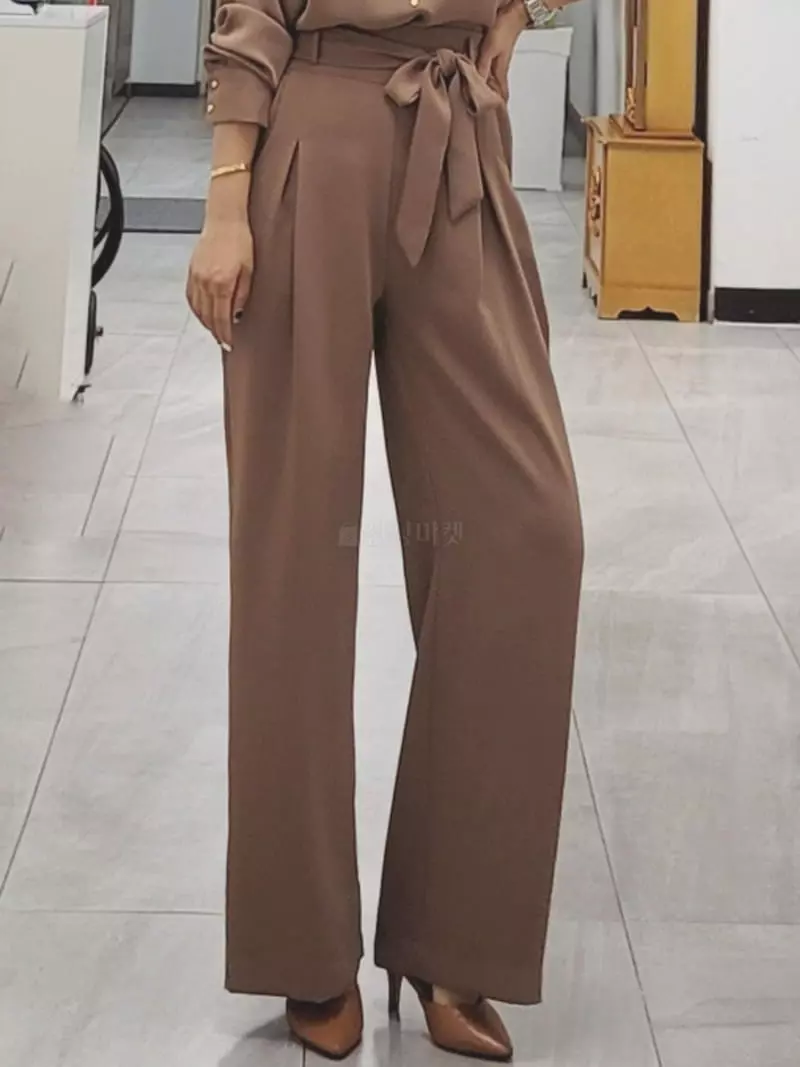 Gratia - Korean Women Fashion - #womensfashion - Sandy Pants  - 9