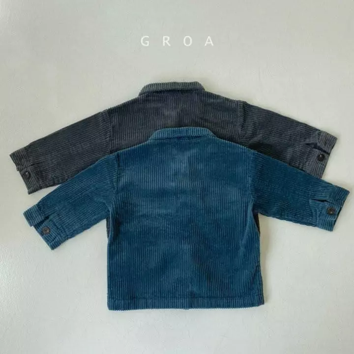 Groa - Korean Children Fashion - #childofig - Corduroy Jacket - 12
