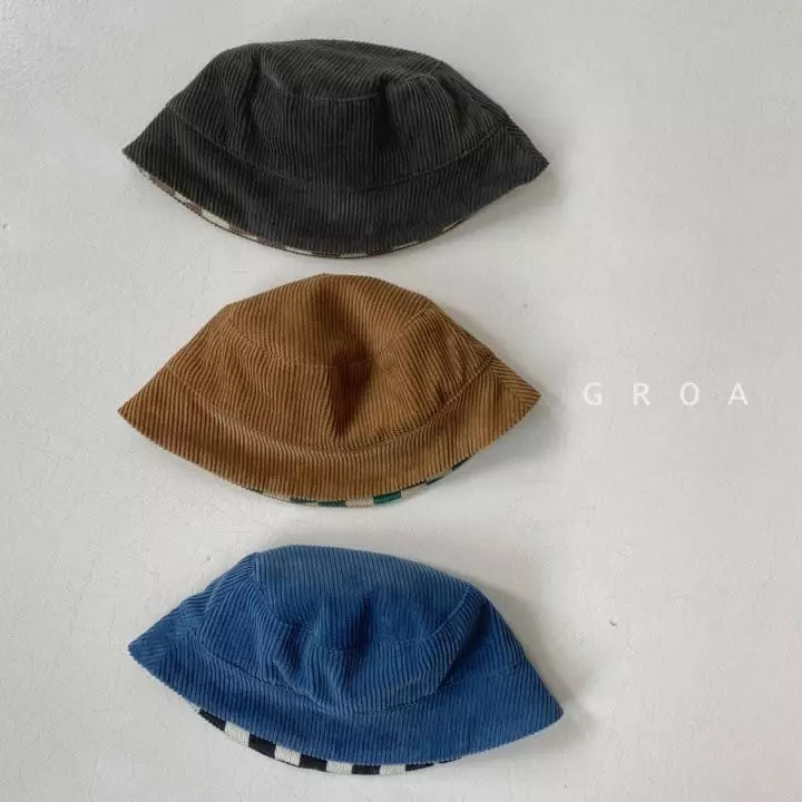 Groa - Korean Children Fashion - #childrensboutique - Check Rib Bucket Hat - 6