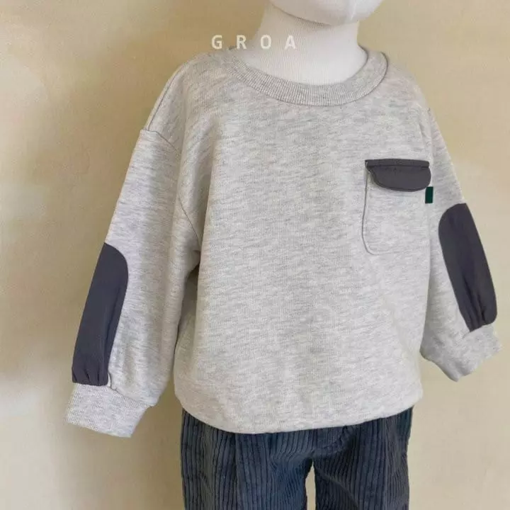 Groa - Korean Children Fashion - #discoveringself - Pocket Sweatshirt - 5
