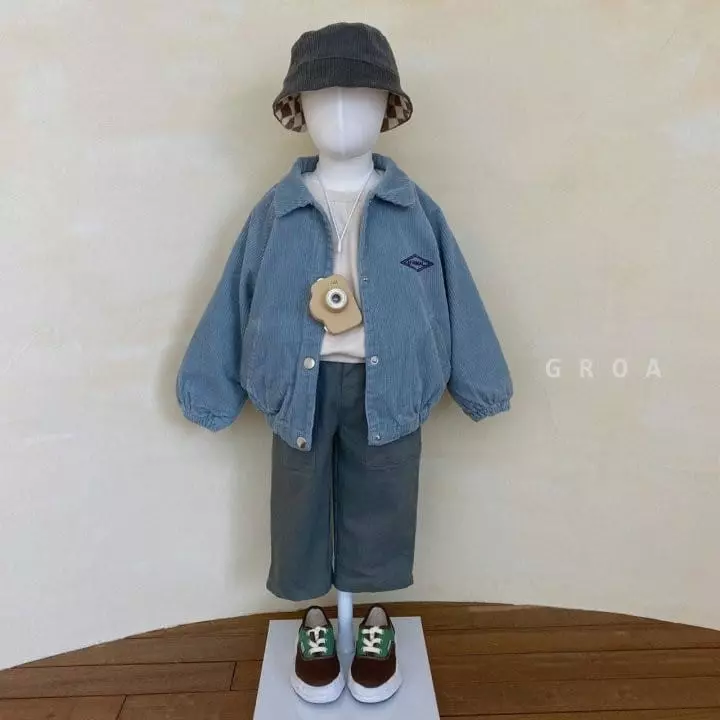 Groa - Korean Children Fashion - #discoveringself - ABC Collar Sweatshirt - 11