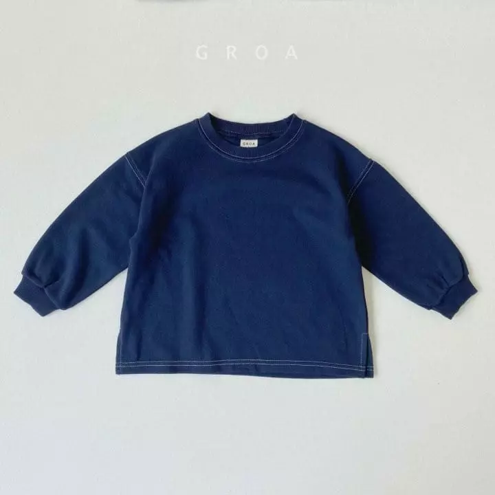 Groa - Korean Children Fashion - #kidsstore - Color Stitch Tee - 2