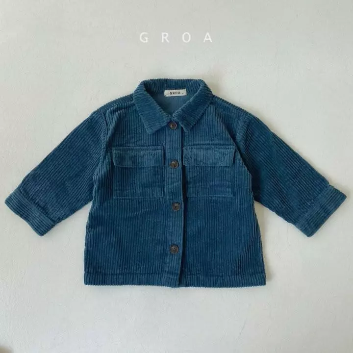 Groa - Korean Children Fashion - #kidzfashiontrend - Corduroy Jacket - 6