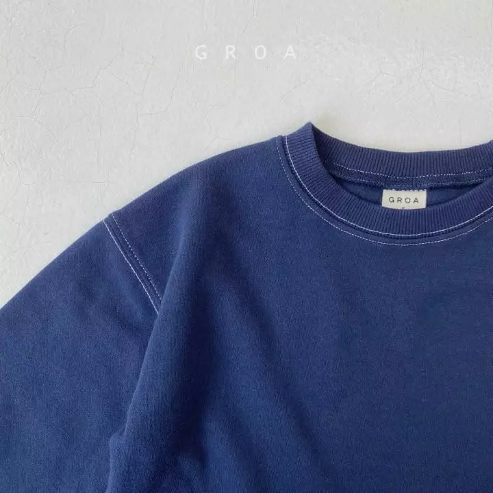 Groa - Korean Children Fashion - #kidzfashiontrend - Color Stitch Tee - 3