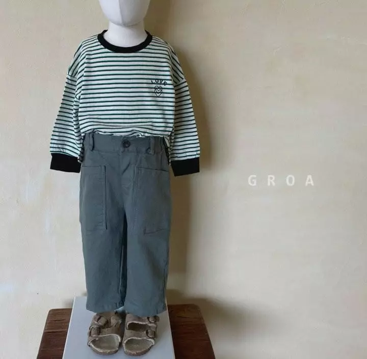 Groa - Korean Children Fashion - #magicofchildhood - Big Pocket Pants - 10