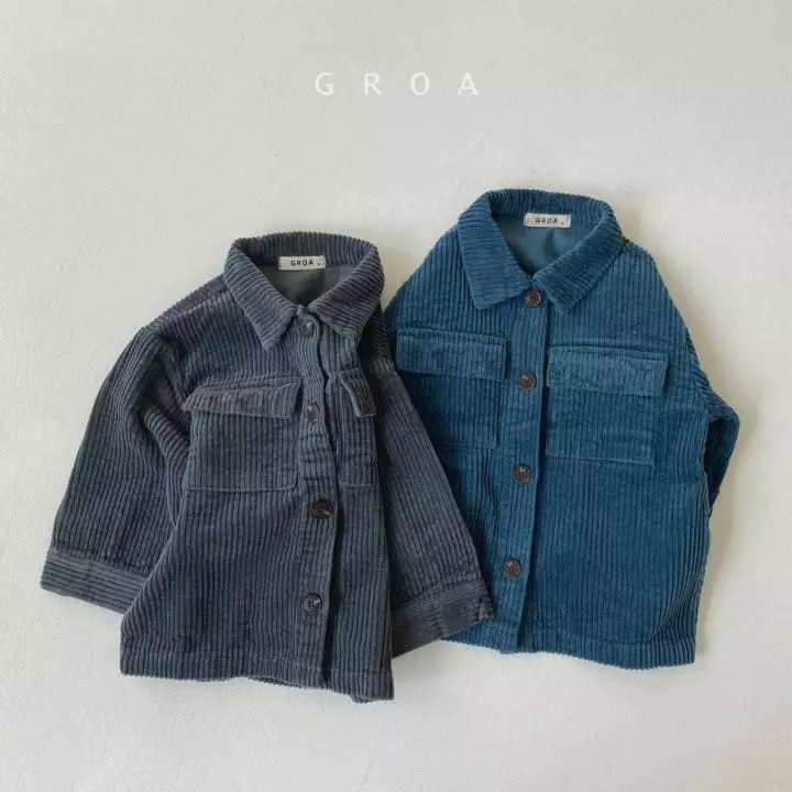 Groa - Korean Children Fashion - #magicofchildhood - Corduroy Jacket - 9