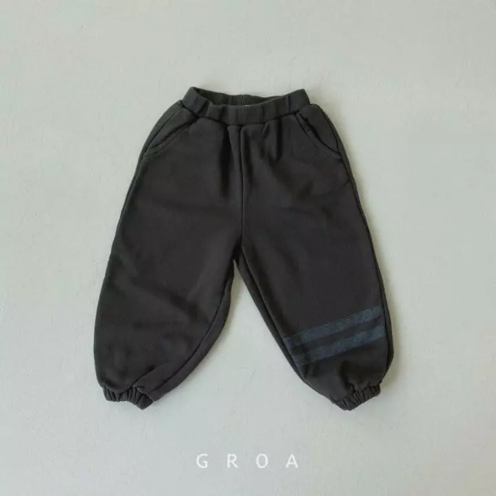 Groa - Korean Children Fashion - #magicofchildhood - Two Stripes Jogger Pants - 3