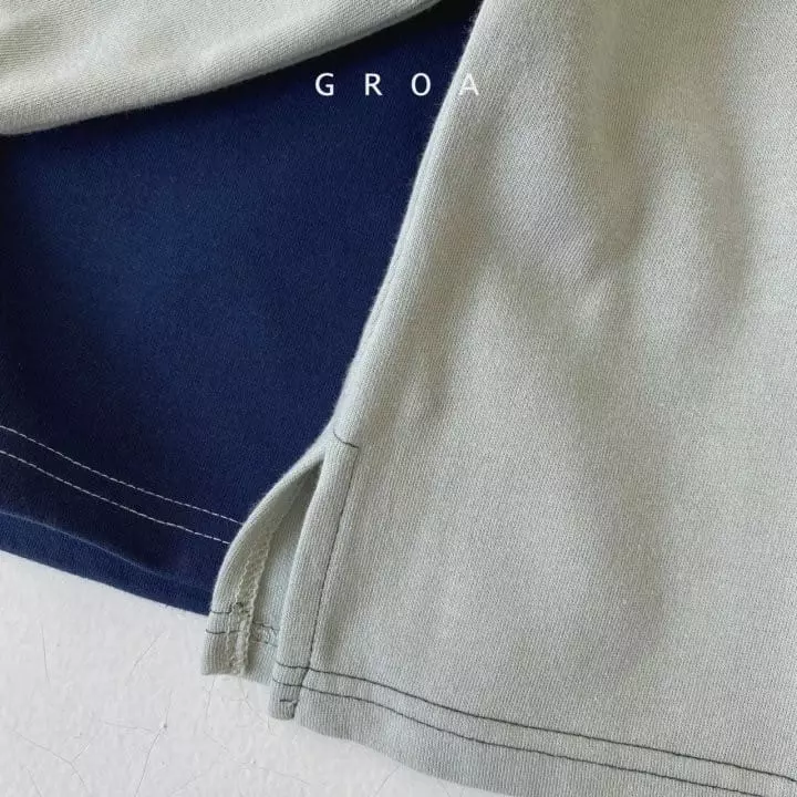 Groa - Korean Children Fashion - #prettylittlegirls - Color Stitch Tee - 8