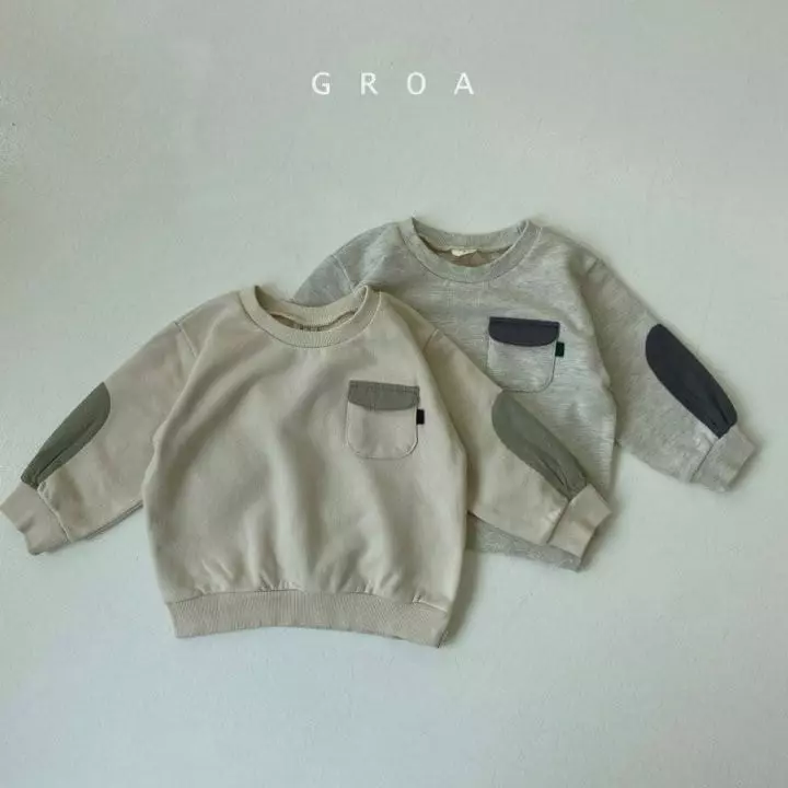 Groa - Korean Children Fashion - #stylishchildhood - Pocket Sweatshirt