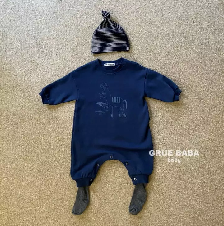 Grue Baba - Korean Baby Fashion - #babygirlfashion - Donky Bodysuit - 3