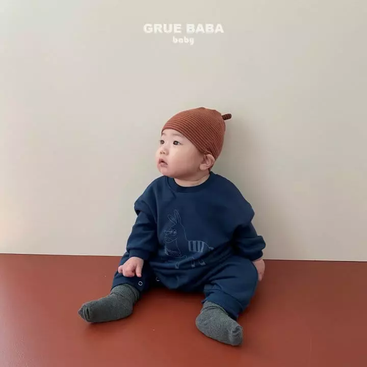 Grue Baba - Korean Baby Fashion - #babyoutfit - Donky Bodysuit - 8
