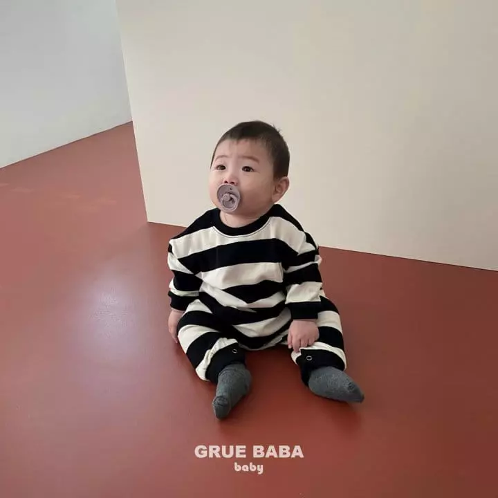 Grue Baba - Korean Baby Fashion - #babyoutfit - Berry Bodysuit - 6