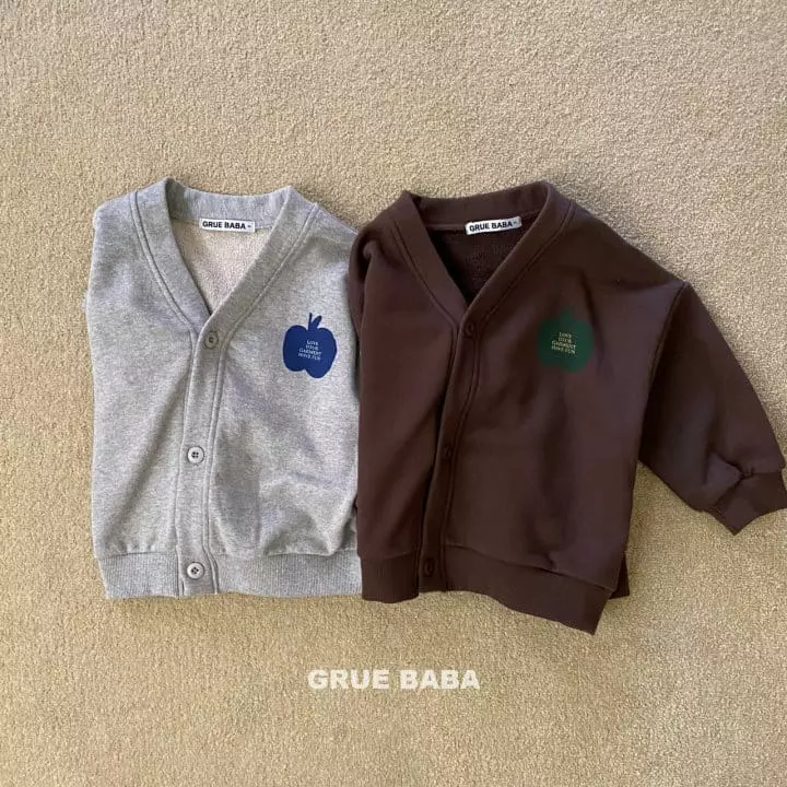 Grue Baba - Korean Children Fashion - #Kfashion4kids - Apple Cardigan