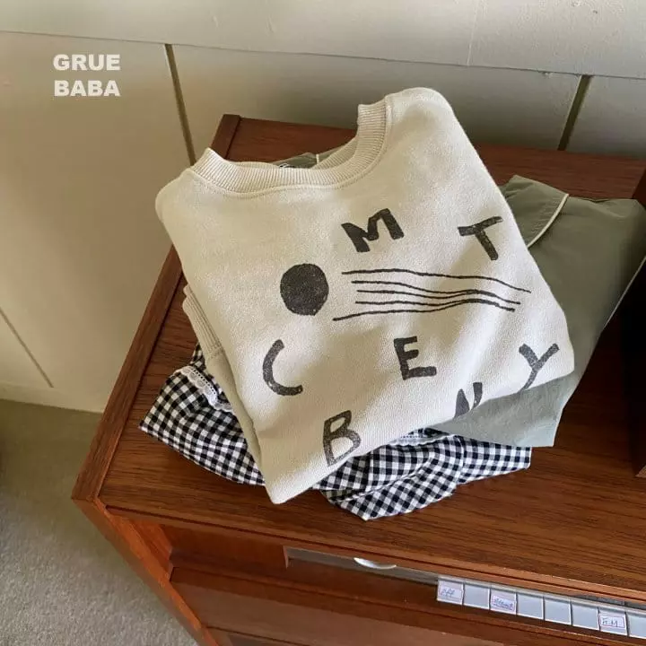 Grue Baba - Korean Children Fashion - #kidsshorts - Star Sweatshirt