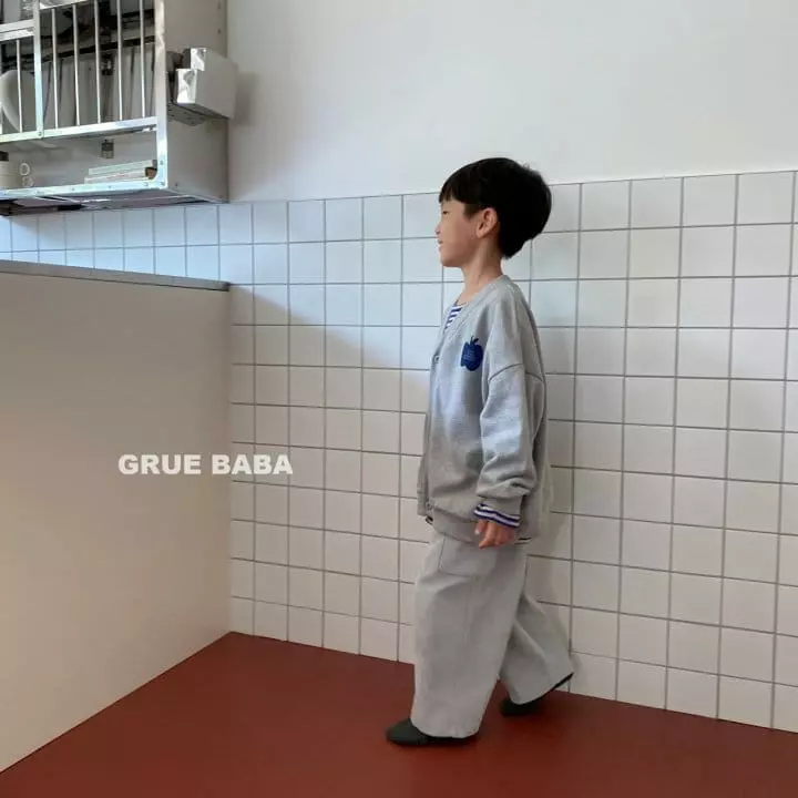 Grue Baba - Korean Children Fashion - #kidsshorts - Apple Cardigan - 12