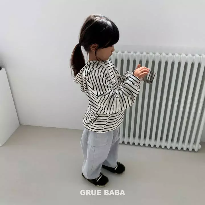 Grue Baba - Korean Children Fashion - #kidsshorts - Oatmeal Pants - 5