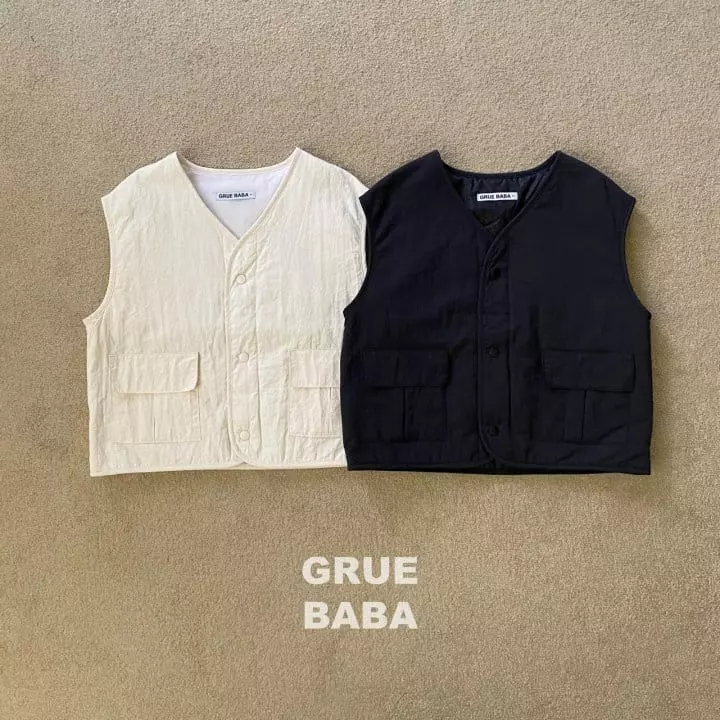 Grue Baba - Korean Children Fashion - #kidsstore - Bubble Vest - 3